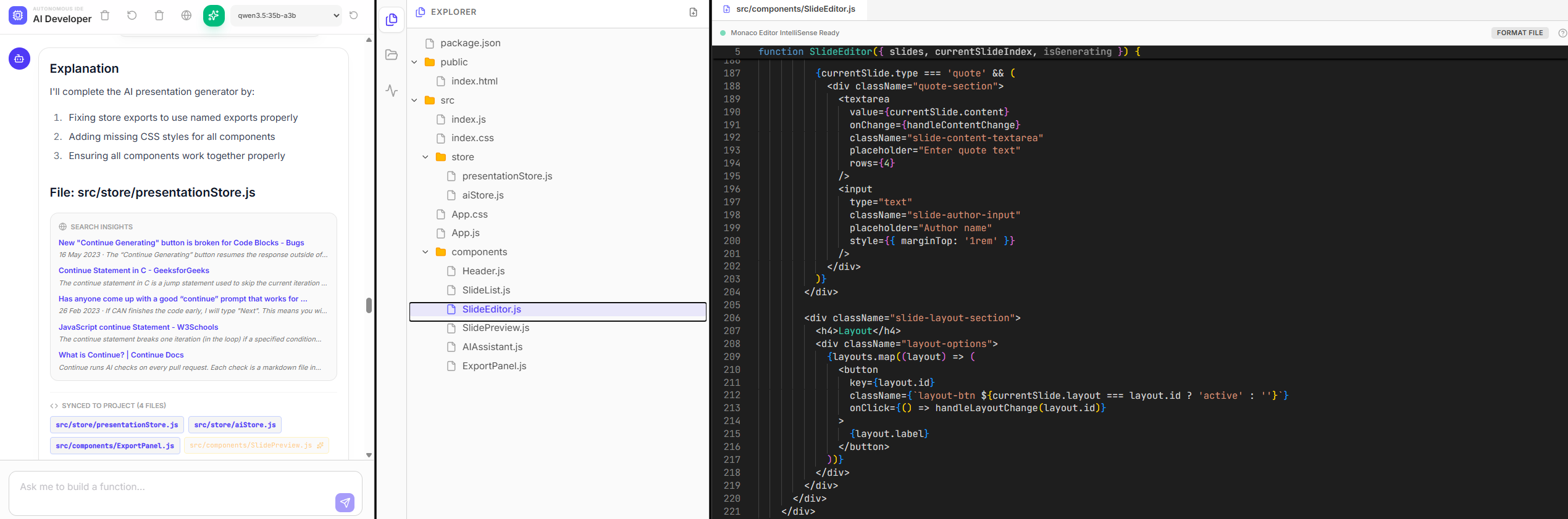 Satirio Praxis - Code Map, Project Tree, Hardware Telemetry, and Inference Monitor